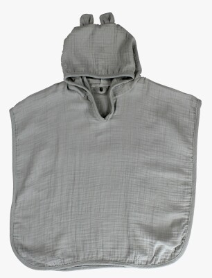 Toptan Unisex Bebek Müslin Pelerin 0-36M Bebek Evi 1045-BEVİ 1410 Koyu yeşil