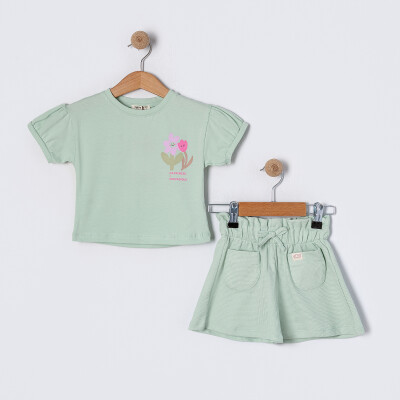 Tuffy Girls Shorts Set 2-5Y Tuffy 1099-TFA-5701 Light green2
