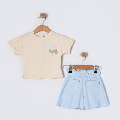 Tuffy Girls Shorts Set 2-5Y Tuffy 1099-TFA-5701 Ice blue