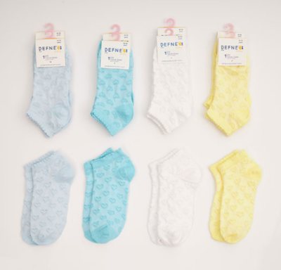 Wholesale 12-Piece Girls SocksDefne 1064-DFNÇ-1PK001-23(5-6) - Defne