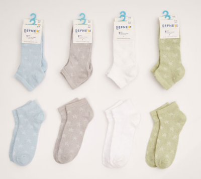 Wholesale 12-Piece Unisex Kids SocksDefne 1064-DFNÇ-1PE003-23(5-6) - Defne