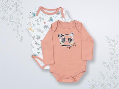 Wholesale 2-Piece Baby Boys Onesies 3-18M Miniworld 1003-16451 - Miniworld (1)