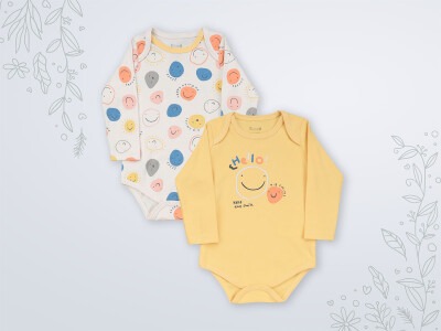 Wholesale 2-Piece Baby Boys Onesies Set 3-18M Miniworld 1003-18109 - Miniworld