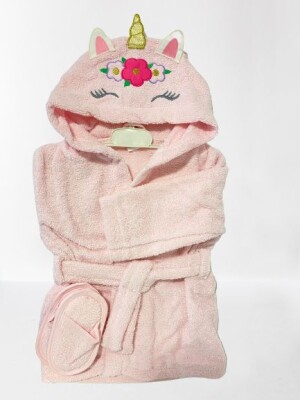 Flannel Terry Baby Bathrobe With Hood Cute Cartoon Small Animals Dressing  Gown For Girls Aged 2 9Y Winter Clothing 201104 From Bai09, $16.38 |  DHgate.Com