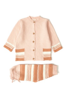 Wholesale 2-Piece Baby Girls Organic Cotton Knitwear Set 12-36M Patique 1061-21037-1 - Patique (1)