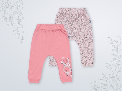 Wholesale 2-Piece Baby Girls Pants 3-18M Miniworld 1003-16459 - Miniworld (1)