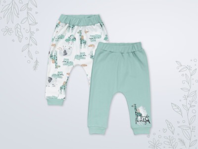Wholesale 2-Piece Baby Girls Pants Set 3-18M Miniworld 1003-18119 - Miniworld (1)