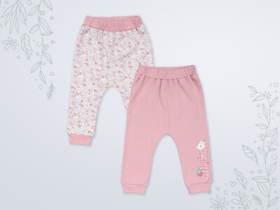 Wholesale 2-Piece Baby Girls Pants Set 3-18M Miniworld 1003-18127 - Miniworld (1)