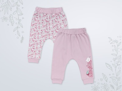 Wholesale 2-Piece Baby Girls Pants Set 3-18M Miniworld 1003-18127 - Miniworld