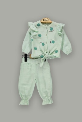 Wholesale 2-Piece Baby Girls Pants Sets with Shirt 6-18M Kumru Bebe 1075-3865 - Kumru Bebe (1)