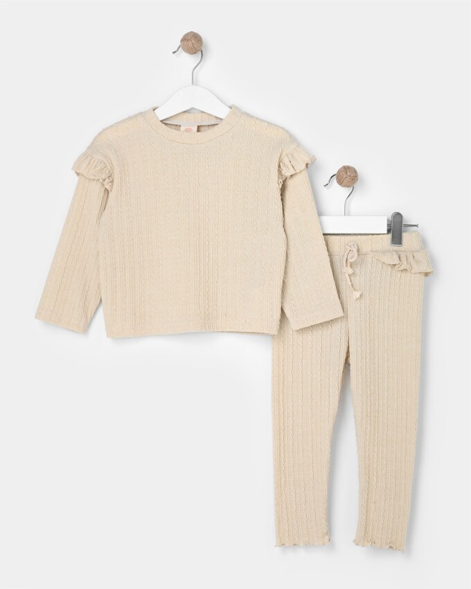 Wholesale 2-Piece Baby Girls Sweater Set with Leggings 9-24M Bupper Kids 1053-23142 - 5
