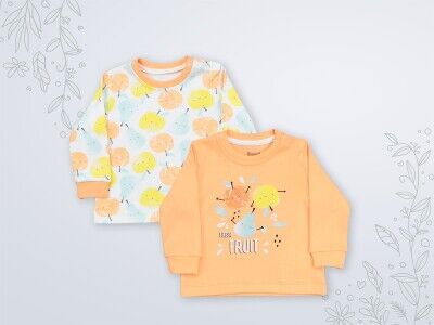 Wholesale 2-Piece Baby Girls Sweatshirt 3-18M Miniworld 1003-16956 - Miniworld