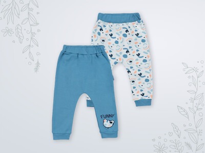 Wholesale 2-Piece Baby Pants 3-18M Miniworld 1003-16456 - Miniworld (1)