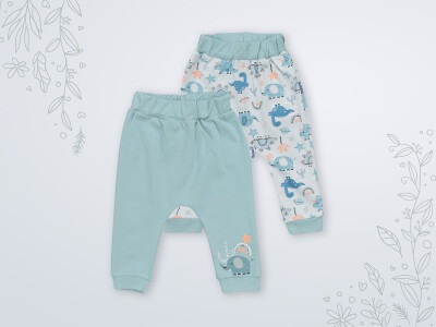 Wholesale 2-Piece Baby Pants Set 3-18M Miniworld 1003-16447 - Miniworld (1)