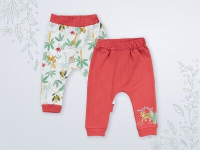 Wholesale 2-Piece Baby Pants Set 3-18M Miniworld 1003-16962 Dark Cinnamon