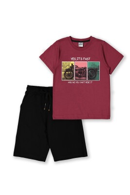Wholesale 2-Piece Boys Shorts Set with T-shirt 8-14Y Elnino 1025-22154 - Elnino (1)