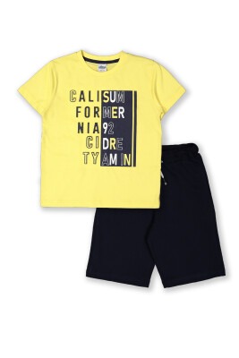 Wholesale 2-Piece Boys Shorts Set with T-shirt 8-14Y Elnino 1025-22157 - Elnino (1)