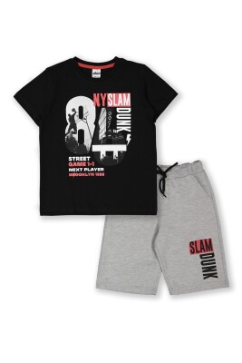Wholesale 2-Piece Boys Shorts Set with T-shirt 8-14Y Elnino 1025-22158 - Elnino