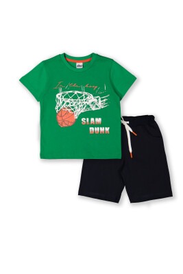Wholesale 2-Piece Boys T-shirt and Shorts Set 3-6Y Elnino 1025-22105 - Elnino