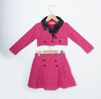 Wholesale 2-Piece Girls Jacket and Skirt Sets 3-6Y Büşra Bebe 1016-23236 - Büşra Bebe (1)
