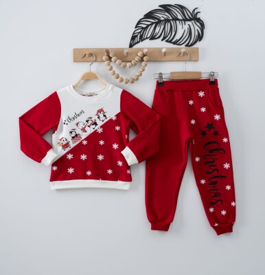 Wholesale 2-Piece Girls Newyears Set with Sweat and Sweatpants 2-5Y Eray Kids 1044-6240 - Eray Kids