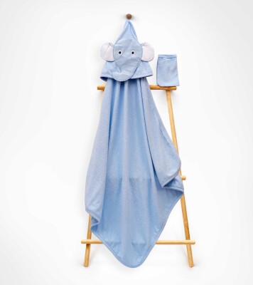 Wholesale 2-Piece Unisex Kids Scrub Mitt and Towel Set 1-3Y 85X80 Babyline 2015-9-486 - Babyline