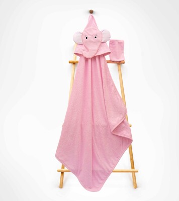 Wholesale 2-Piece Unisex Kids Scrub Mitt and Towel Set 1-3Y 85X80 Babyline 2015-9-486 - Babyline (1)
