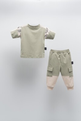 Wholesale 2-Piece Unisex Kids Tracksuit Set 6-9Y Moi Noi 1058-MN51333 - Moi Noi