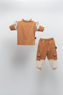 Wholesale 2-Piece Unisex Kids Tracksuit Set 6-9Y Moi Noi 1058-MN51333 - Moi Noi (1)