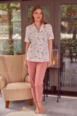 Wholesale 2-Piece Women Pajamas Set S-M-L-XL Zeyland 1070-ZY23-20126 Pink