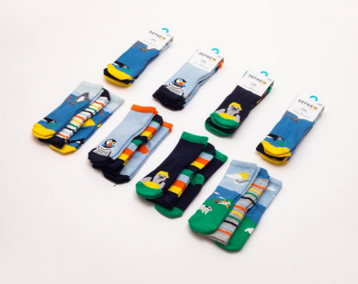 Wholesale 24-Piece Boys SocksDefne 1064-DFN3-E021-22(3-4) - Defne