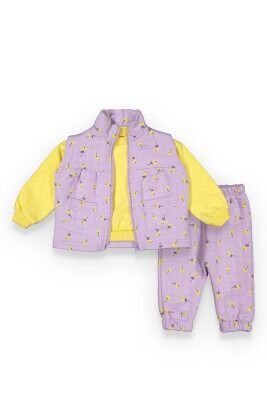 Wholesale 3-Piece Baby Girls Jacket Sweat and Pants Set 6-18M Tuffy 1099-6533 - Tuffy
