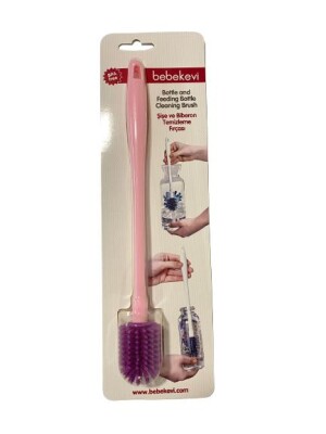 Wholesale Baby Bottle Cleaning Brush STD Bebek Evi 1045-BEVİ-1207 Pink