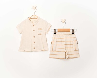 Wholesale Baby Boy 2 Piece Set 6-24M Miniborn 2019-9145 - Miniborn
