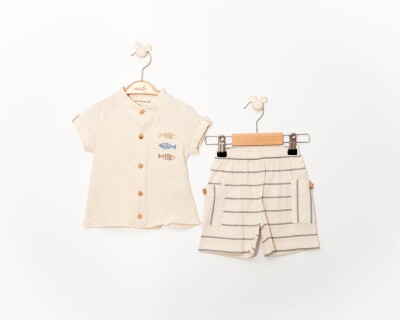 Wholesale Baby Boy 2 Piece Set 6-24M Miniborn 2019-9145 - Miniborn (1)