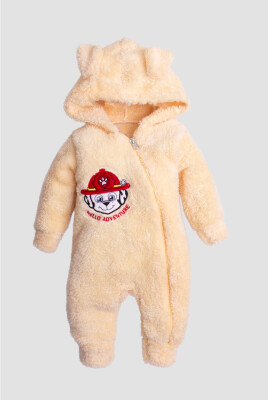Wholesale Baby Boy Embroidered Welsoft Jumpsuit 3-12M Kidexs 1026-40111 - Kidexs