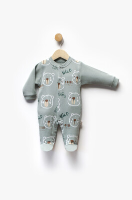 Wholesale Baby Boy Jumpsuit 0-6M Flexi Baby 2063-252320 Green