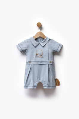 Wholesale Baby Boy Jumpsuit 3-9M Bebbemini 2065-BM-2396 Blue