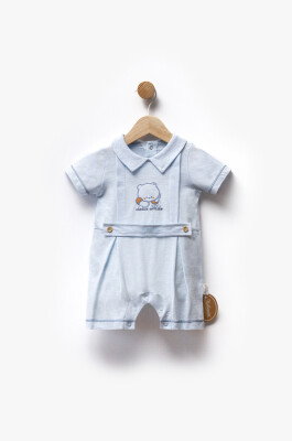 Wholesale Baby Boy Jumpsuit 3-9M Bebbemini 2065-BM-2396 Baby Blue2