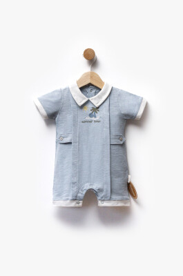 Wholesale Baby Boy Jumpsuit 3-9M Bebbemini 2065-BM-2397 Blue