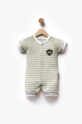 Wholesale Baby Boy Jumpsuit 3-9M Flexi Baby 2063-252429 Light green2
