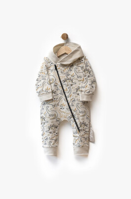 Wholesale Baby Boy Jumpsuit 6-24M Flexi Baby 2063-252394 Cream