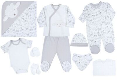 Wholesale Baby Boys 10-Piece Newborn Set 0-3M Ciccimbaby 1043-4803 - Ciccimbaby