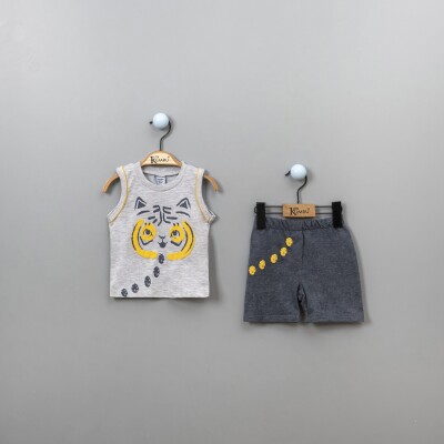 Wholesale Baby Boys 2-Piece Athlete and Shorts 3-12M Kumru Bebe 1075-3487 - Kumru Bebe