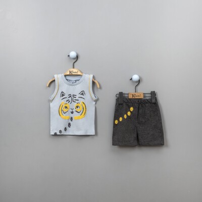 Wholesale Baby Boys 2-Piece Athlete and Shorts 3-12M Kumru Bebe 1075-3487 - Kumru Bebe (1)