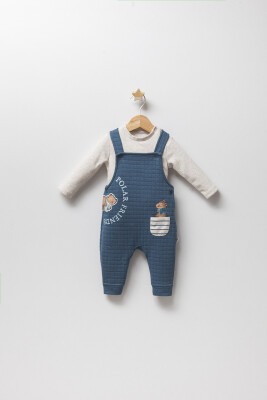 Wholesale Baby Boys 2-Piece Jumpsuit and Long Sleeve T-Shirt Set 3-9M Tongs 1028-4864 - Tongs