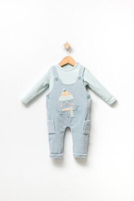 Wholesale Baby Boys 2-Piece Jumpsuit and Long Sleeve T-Shirt Set 3-9M Tongs 1028-5019 - Tongs