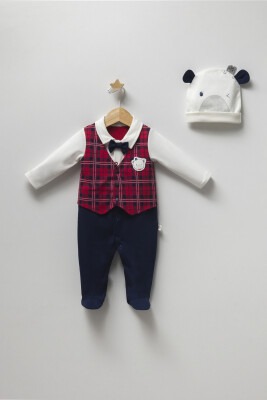 Wholesale Baby Boys 2-Piece Jumpsuit Set 0-3M Tongs 1028-4330 - Tongs (1)