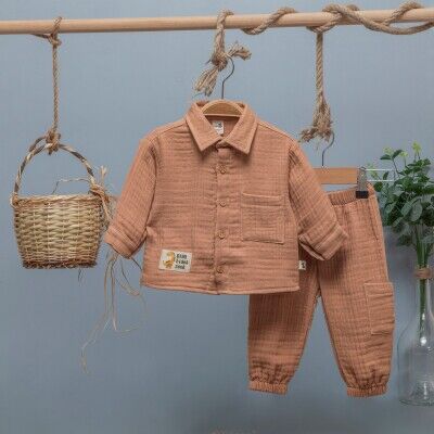 Wholesale Baby Boys 2-Piece Muslin Set 6-24M 1097-4656 - BabyZ (1)