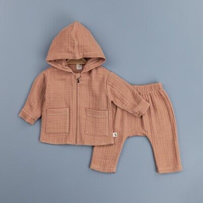 Wholesale Baby Boys 2-Piece Muslin Set With Cardigan 6-24M 1097-4734 - BabyZ (1)